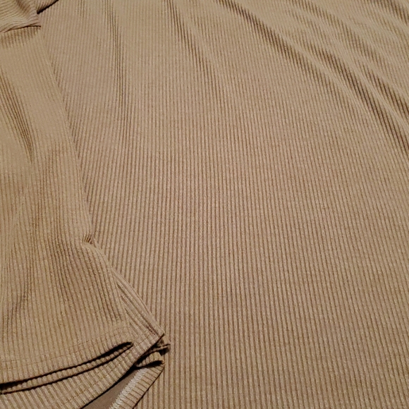 2/$30 Fashion Nova Curve Ribbed Mocha Long Sleeve Loungewear 2 Pc Set Plus Sz 2X - Picture 7 of 8